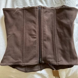 Skims Outdoor Corset Top - Cocoa